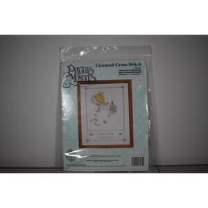 Precious Moments 1993 Counted Cross Stitch Birth Announcement #131-31 Keepsakes